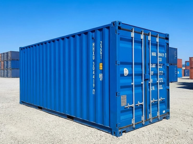 20ft 新造コンテナ（NEWVAN） ブルー｜高品質な倉庫・改造ベースに