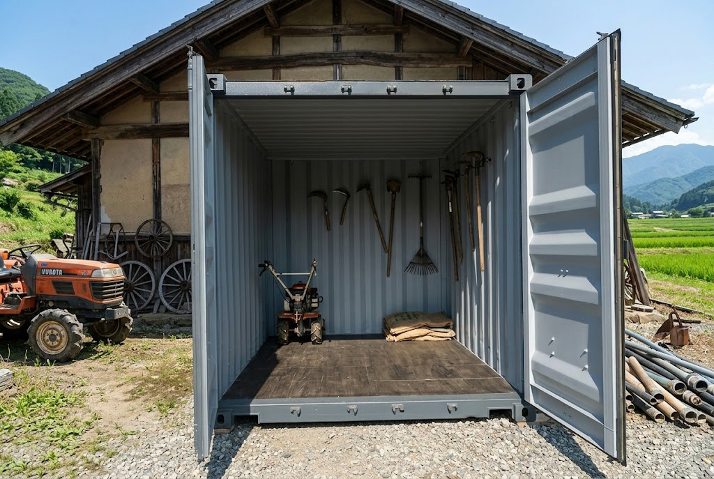 10ftの万能サイズ！大きく開く観音扉×人気のダークグレー