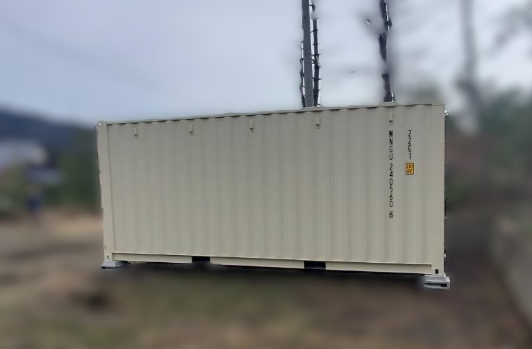 20フィート NEWVANコンテナ アイボリー仕様 外観