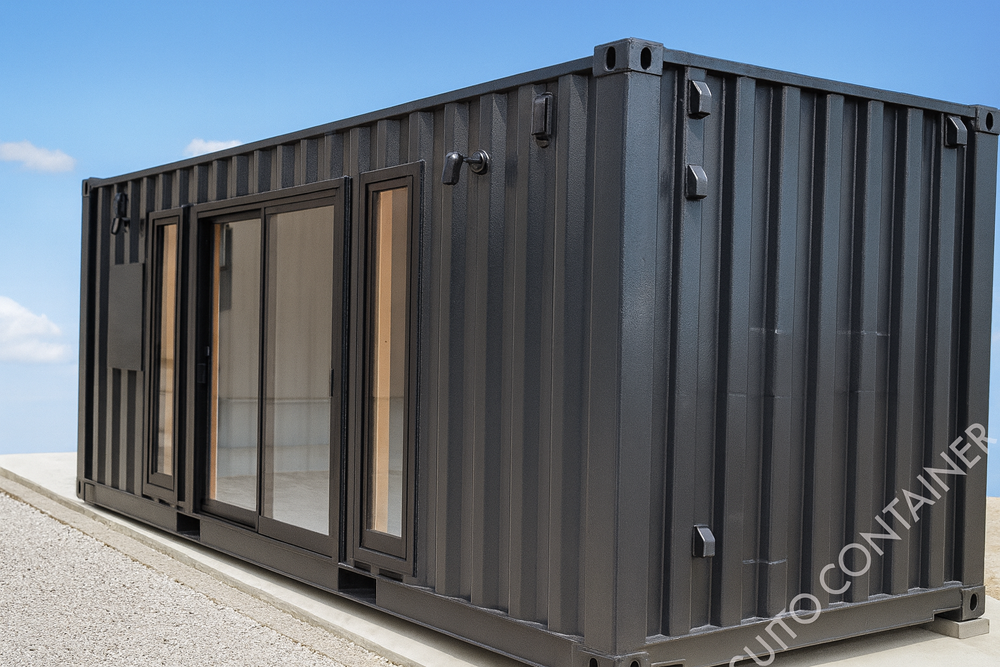 店舗として改造されたコンテナ例