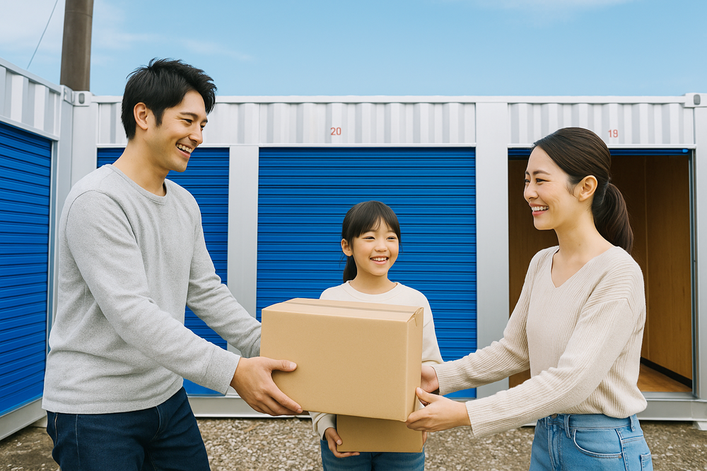 引っ越し・家の荷物保管に便利な屋外型トランクルーム