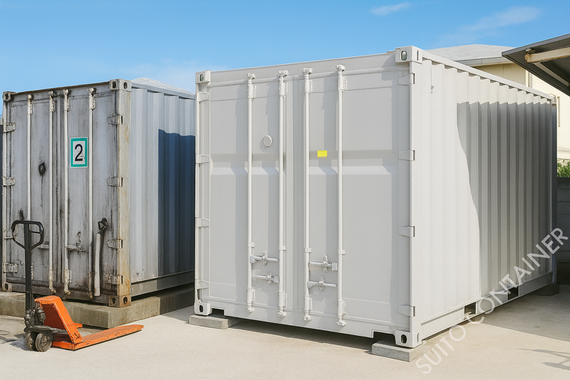 断熱材入りのリーファーコンテナ