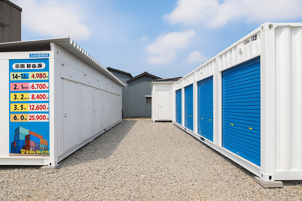 寺内店 シャッター前道路側