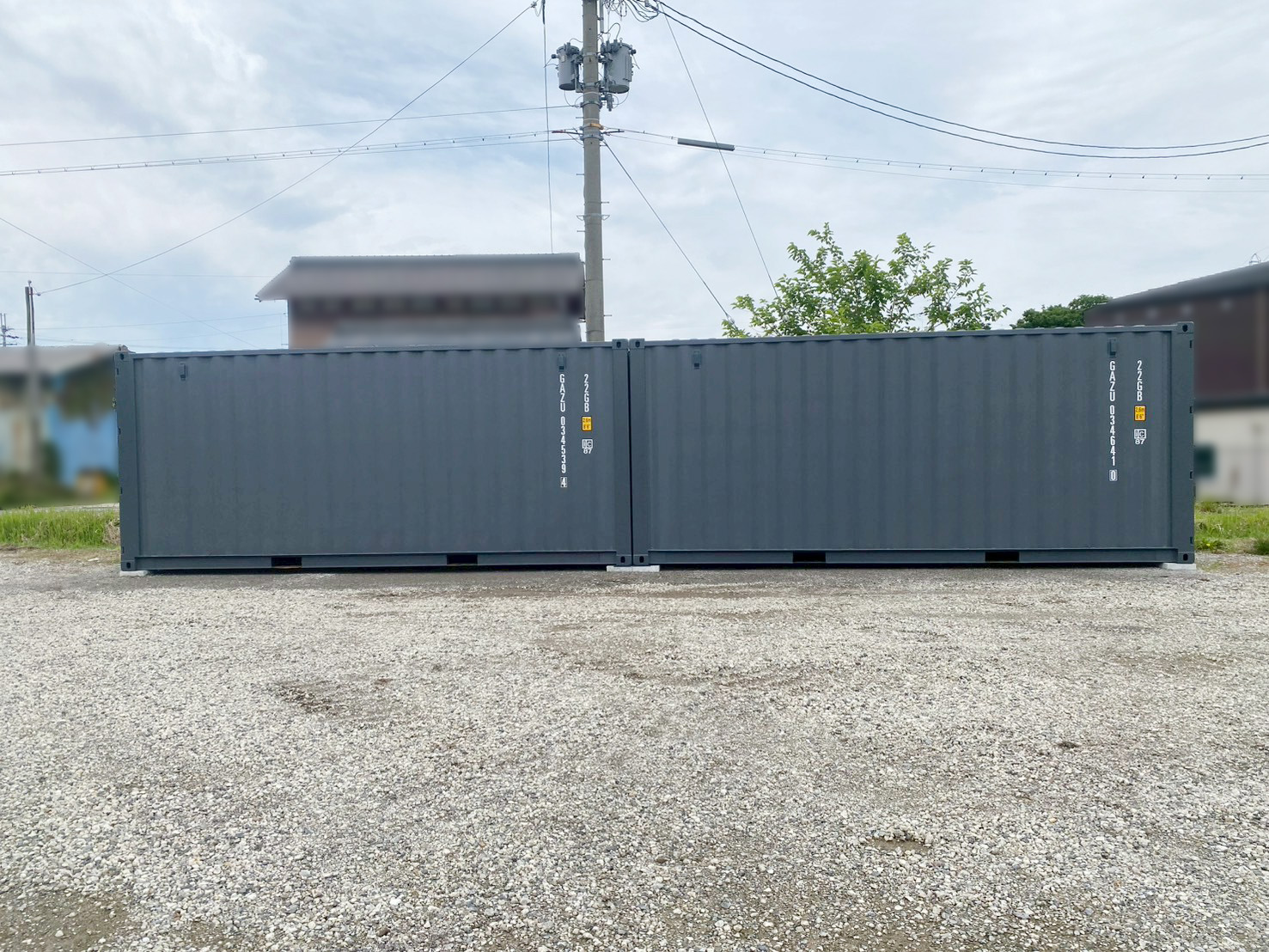 滋賀県愛知郡に20ft NEW VAN（グレー）を倉庫用途で納品｜将来はコンテナカフェも視野に