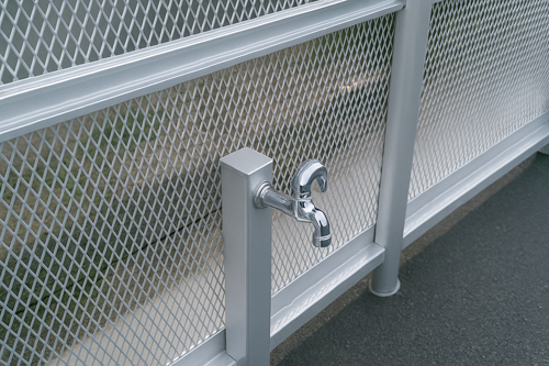 一部店舗に手洗い場を設置したスイトコンテナ