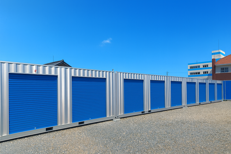 スイトコンテナ瑞穂市十九条店 シャッター前道路側