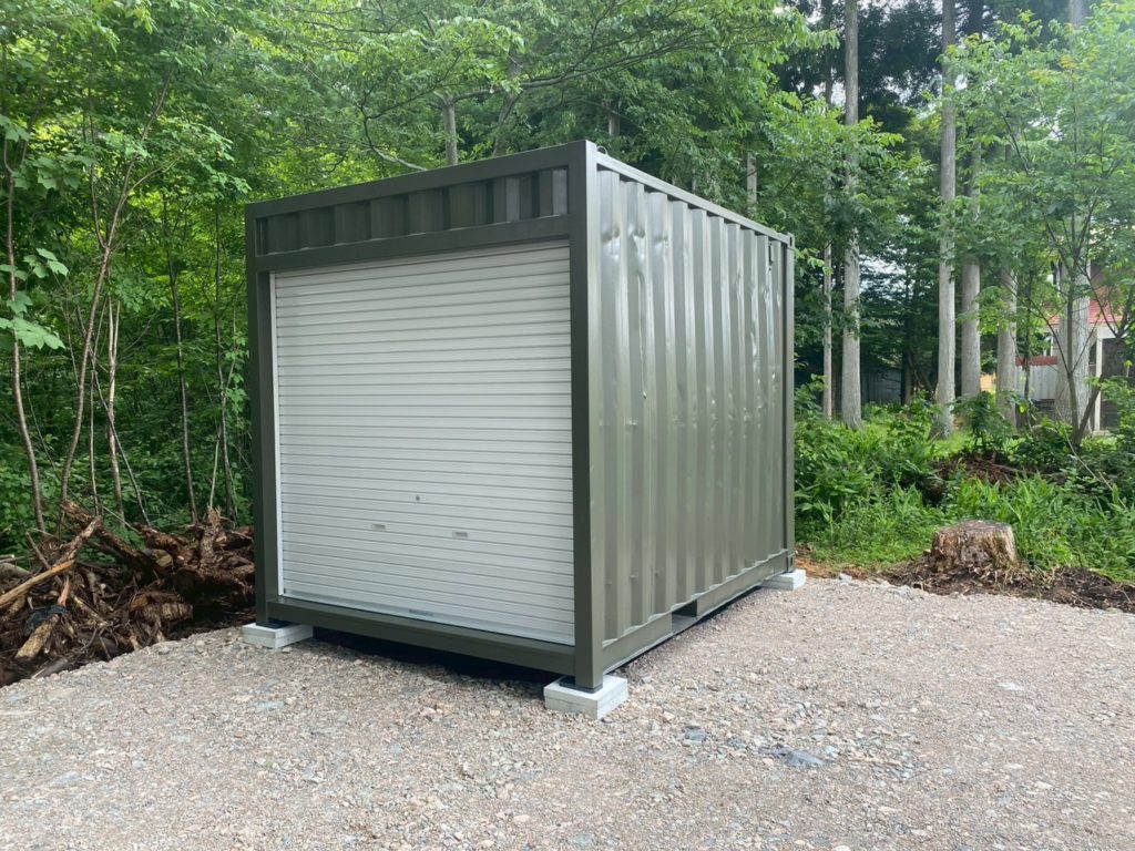 岐阜県高山市｜サイドドア・シャッター付き2tアルミコンテナ（中古