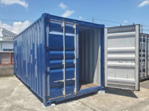 福井県敦賀市｜海上コンテナ20ft（中古/タッチアップ）設置事例