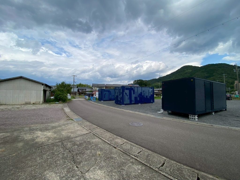 岐阜県美濃市 海上コンテナ20ft（中古/現状品）