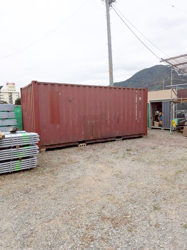 山梨県笛吹市 20ft中古現状品 タッチアップなし