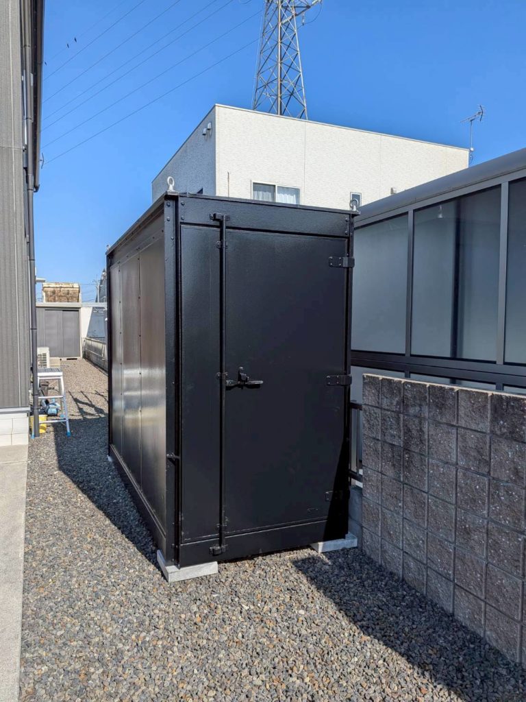 滋賀県甲賀市 バイクコンテナ1台用