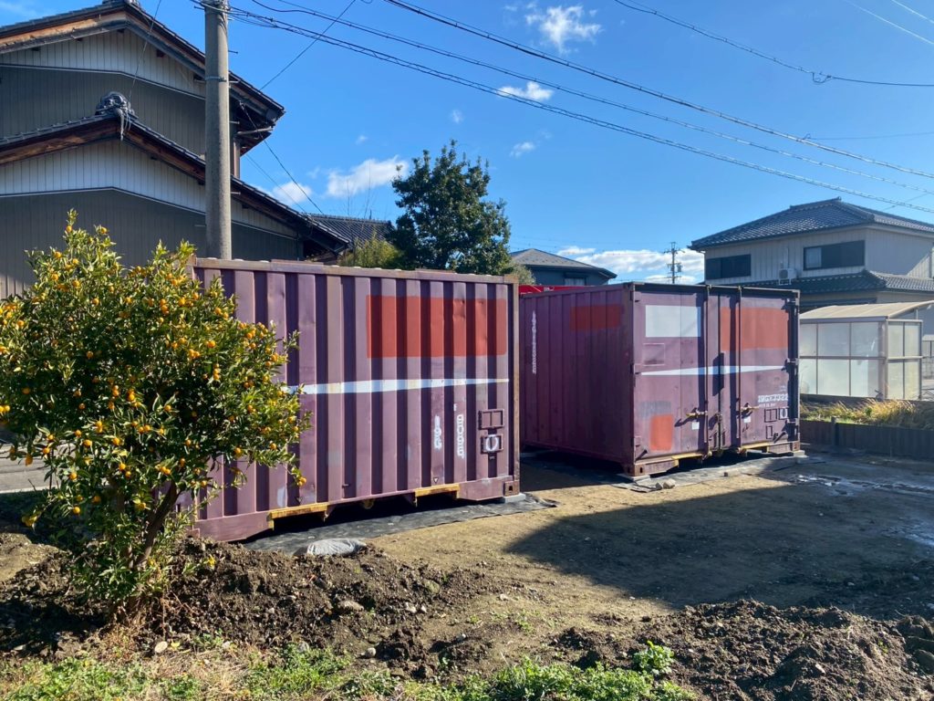 岐阜県本巣市 12ft貨物コンテナ L字